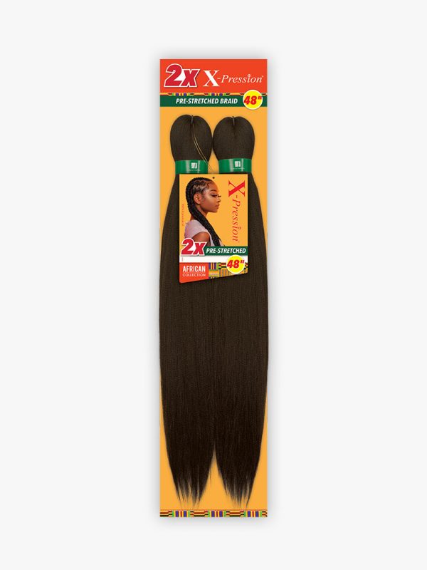 2X X-PRESSION PRE-STRETCHED BRAID 48″ – Hair Empire Beauty Supply