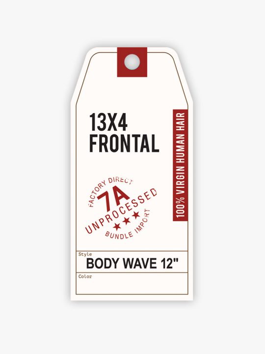 7A 13X4 FRONTAL CLOSURE – BODY WAVE 12″