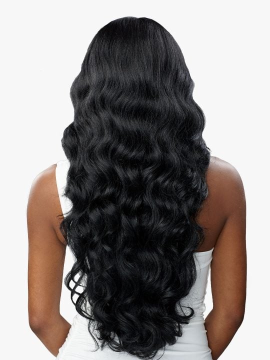 BUTTA LACE HUMAN HAIR BLEND CURLY BODY 26″