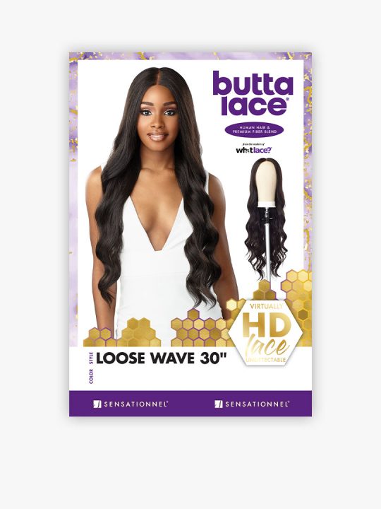BUTTA LACE HUMAN HAIR BLEND LOOSE WAVE 30″