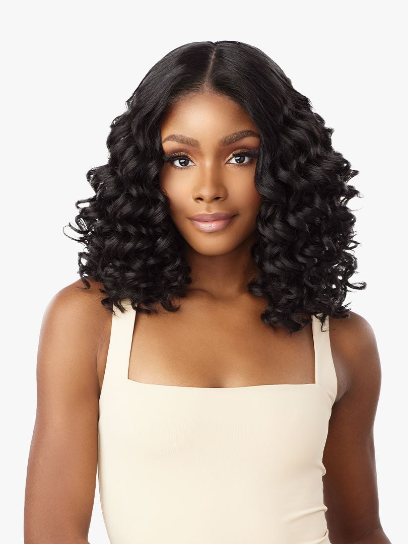 KINKY EDGES Y-PART SPIRAL CURL 14″