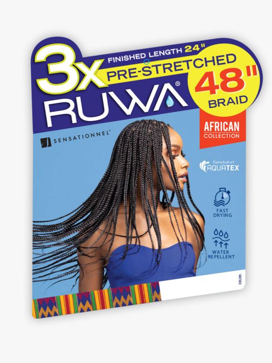 3X RUWA PRE-STRETCHED BRAID 48″