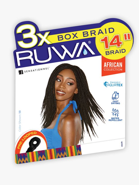 3X RUWA BOX BRAID 14″